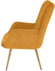 Крісло для відпочинку Halmar Amaro Гірчичне (5905248130357) - зображення 4