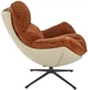 Крісло для відпочинку Halmar Lobster Коричневе (5905248130791) - зображення 3