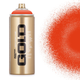 Акриловая краска-спрей Montana Gold 2090 Red Orange (Красный) 400 мл - изображение 1