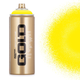 Акриловая краска-спрей Montana Gold P1000 100% Yellow (Желтый) 400 мл - изображение 1