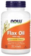 Льняна олія NOW Foods Flax Oil 1000 мг 100 гелевих капсул ARE-576272 - зображення 1