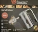 Ручний міксер Domotec R.6693 650 Вт 5 швидкостей з 4 насадками з нержавіючої сталі для кухні - изображение 4