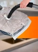 Вакуумний пакет для одягу Vacuum Bag 40х60 см з клапаном, багаторазовий, прозрачний, для зберігання промов - зображення 4