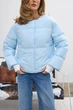 Куртка стьобана без коміра OW 35 2602053860504 S/M Блакитний - изображение 4