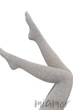 Теплые мягкие колготки из вискозы Giulia Cashmere Touch 180 2 Светло-серые - изображение 2