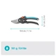 Секатор обводной Gardena PremiumCut 12242-20.000.00 24 мм - изображение 2