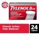 Tylenol 8HR Muscle Aches and Pain тайленол от боли в мышцах (650 мг 24 шт) - изображение 3