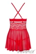 Пеньюар Obsessive 838-BAB-3 2XL Красный - изображение 4