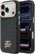 Etui Karl Lagerfeld Croco KL Script Logo MagSafe do Apple iPhone 17 Pro Black (3666339601737) - obraz 1