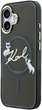 Etui Karl Lagerfeld IML Choupettes Karl  Script Logo MagSafe do Apple iPhone 17 Black (3666339605872) - obraz 2