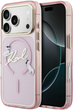 Etui Karl Lagerfeld IML Choupettes Karl  Script Logo MagSafe do Apple iPhone 17 Pro Max Pink (3666339606220) - obraz 1