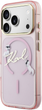 Etui Karl Lagerfeld IML Choupettes Karl  Script Logo MagSafe do Apple iPhone 17 Pro Max Pink (3666339606220) - obraz 2