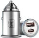 Автомобільний зарядний пристрій 3MK HyperCar Charger 30W Power Delivery 1xUSB-A + 1xUSB-C (5903108464574) - зображення 5