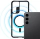 Etui 3MK Satin Armor MagCase do Samsung Galaxy S24 Black + Transparent (5903108563895) - obraz 4