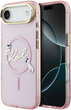 Etui Karl Lagerfeld IML Choupettes Karl  Script Logo MagSafe do Apple iPhone 17 Air Pink (3666339606206) - obraz 1