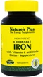 Железо + Витамин C Nature's Plus Chewable Iron 90 жевательных таблеток (97467034211) - изображение 1