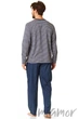 Мужской комплект/пижама хлопковый Key MNS 384 B22 XL Синий - изображение 4
