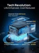 Зарядна станція Aferiy AF-P210 2400W 2048Wh LiFePO4 UPS, ДБЖ, Wi-fi - зображення 13