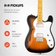 Електрогітара із чохлом та аксесуарами Donner Music DJC-1000S Sunburst Electric Guitar EC1407 - зображення 4