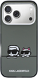 Etui Karl Lagerfeld IML Karl & Choupette Peekaboo Logo MagSafe do Apple iPhone 17 Pro Max Black (3666339607180) - obraz 3