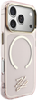 Etui Karl Lagerfeld IML KL Script Logo MagSafe do Apple iPhone 17 Pro Pink (3666339601416) - obraz 4