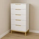 Комод LofTerno Head 1200 Swan 600×1200×500 Белый супермат (105050101) - изображение 1