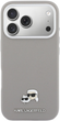 Etui Karl Lagerfeld Karl & Choupette Head Pins Saffiano MagSafe do Apple iPhone 17 Pro Grey (3666339599812) - obraz 3