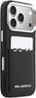 Etui Karl Lagerfeld Karl & Choupette Print & Pocket do Apple iPhone 17 Pro Black (3666339605254) - obraz 4