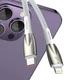 Кабель Baseus Glimmer Series Fast Charging Data Cable Type-C to Lightning PD 20W 1м (CADH000002) White - зображення 5