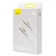 Кабель Baseus Glimmer Series Fast Charging Data Cable Type-C to Lightning PD 20W 1м (CADH000002) White - зображення 8