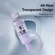 Кабель Baseus Gem Series Fast Charging Data Cable Type-C to Lightning PD 20W 2м (P10373001511-01) Purple - зображення 9