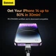Кабель Baseus CoolPlay Series Fast Charging Data Cable Type-C to Lightning PD 20W 1м (CAKW000002) White - зображення 11