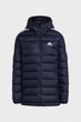 Жіночі пухові куртки Essentials Light Down Hooded Parka синя L - изображение 1