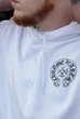 Мужское демисезонное худи Chrome Hearts с принтом S белое (CHRH008) - изображение 14