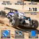 Радиоуправляемый внедорожник SIMREX 1:18, 4WD, до 45 км/ч, 2.4 ГГц, 2 аккумулятора, LED-фары, RC монстр-трак - изображение 4