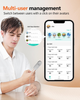 Пульсоксиметр акумуляторний на палець HealthTree JKS50F Bluetooth — Портативний оксиметр з OLED-дисплеєм та пам'яттю (НТ-JKS50F) - зображення 6
