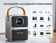 Проектор Wimius P61 мини для домашних кинотеатров с Wi-Fi Bluetooth 280 ANSI 1080P электрическая фокусировка - изображение 6