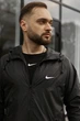 Вітровка чоловіча Windrunner Jacket вологостійка легка куртка з капюшоном та вишивкою універсальна чорна/2XL - зображення 4