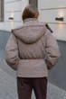 Жіноча преміальна куртка з італійської плащівки Seventeen L-XL Капучино (2000000210636) - зображення 5