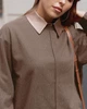 Жіноча кофта вільного фасону з турецького кашеміру Seventeen L-XL Коричневий (2000000210957) - зображення 2