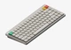 Беспроводная механическая клавиатура NuPhy Node 75 low-profile / switch - Red nano (linear, 45g) / Color - Lunar White - изображение 1