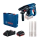 Перфоратор акумуляторний Bosch GBH 0615990M9C - зображення 2