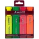 Маркер Axent Highlighter 2537-40-A, 1-5 мм, клиноподібний, набір - зображення 2