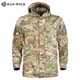 Тактическая куртка M65 HAN-WILD Multicam, демисезонная армейская ветровка с капюшоном, размер 3XL - изображение 1