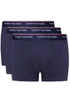 Набор мужских трусов-боксеров 3 шт. Tommy Hilfiger тёмно-синие, размер M (MG-00205-44) - изображение 1