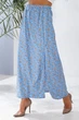 Юбка софт с цветочным принтом, цвет голубой, XXL-XXXL, 257R11 - изображение 5