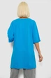 Футболка женская с принтом голубой 244R2022-5 AGER XL - изображение 4