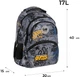 Рюкзак GoPack з ортопедичною спинкою Education Free Style 40x30x15 см Темно-сірий (GO26-175M-5) - зображення 3