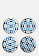 Набор блюдец Jonathan Adler 29983 синий, белый, с узором 163923 - изображение 1