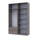 Шафа розпашна з антресоллю Doros Лукас 160х50х240 см Канноло (DRS-011881) - зображення 6